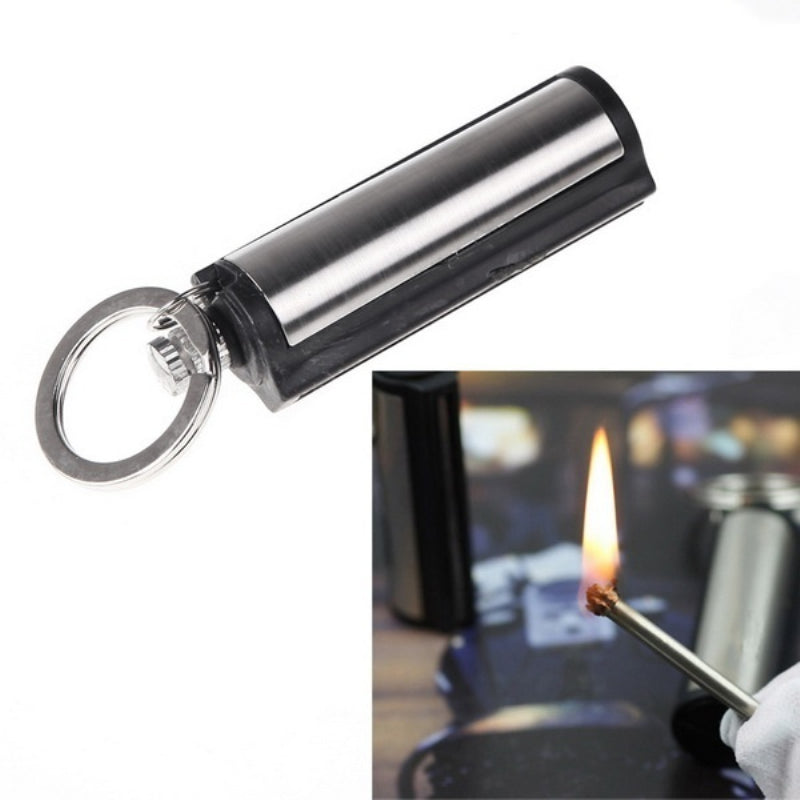 No Oil Inside Matches Striker Kerosene Oil Lighters for Cigarette Smoking Matchstick Survival Tool Lighter Flint Fire Starter