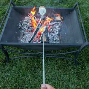 Marshmallow Roasting Sticks Stainless Steel Hot Dog Fork with Carrying Bag