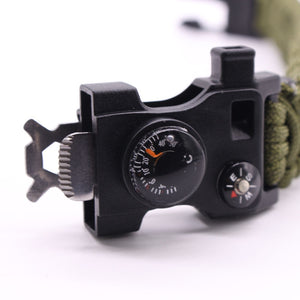 15 In 1 Paracord Survival Bracelet Multi-function  Wrist Strap