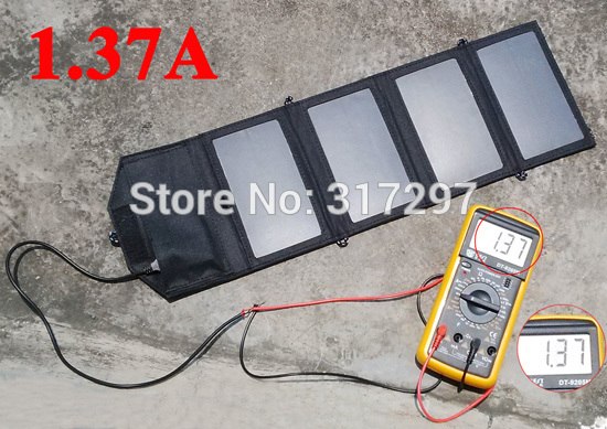 GGX ENERGY 8W Portable Solar Charger for Mobile Phone iPhone Folding Mono Solar Panel+Foldable Solar USB Battery Charger