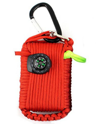 29 in 1 Outdoor Survival Equipment SOS Kit Paracord First Aid Box Supplies Field Self-help Box For Camping Travel Fishing Kit