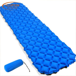 YUETOR OUTDOOR ltralight Air Mattress Automatic Inflatable Bed Portable Folding TPU Single Beach Mattress Outdoor Camping Mat