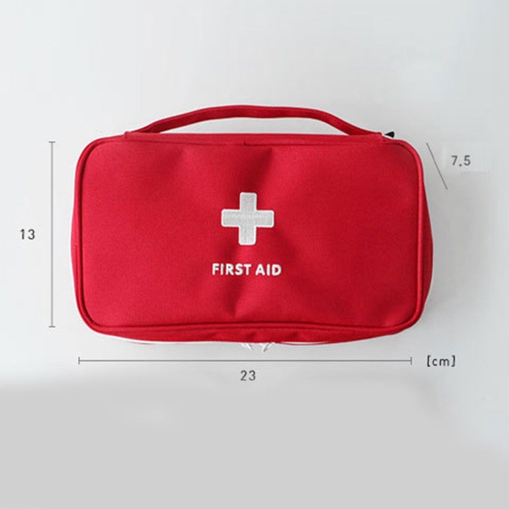 Portable Camping First Aid Kit Emergency Medical Bag Waterproof Car kits bag Outdoor Travel Survival kit Empty bag Househld