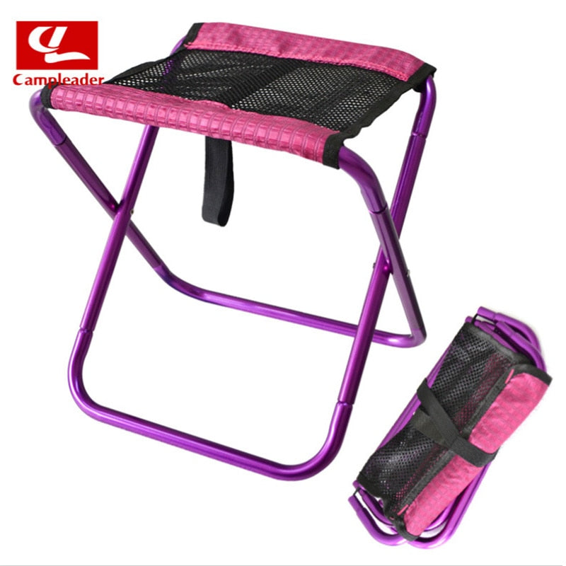 New Outdoor Lightweight Portable Folding Fishing Chair Camping Oxford Cloth Foldable Picnic Fishing Chair with Storage Bag CL190