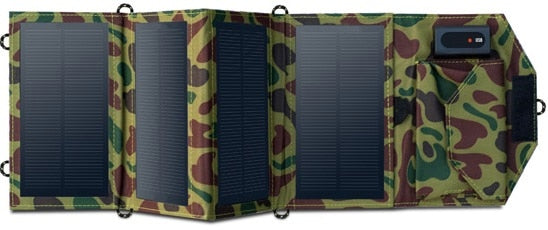 GGX ENERGY 8W Portable Solar Charger for Mobile Phone iPhone Folding Mono Solar Panel+Foldable Solar USB Battery Charger